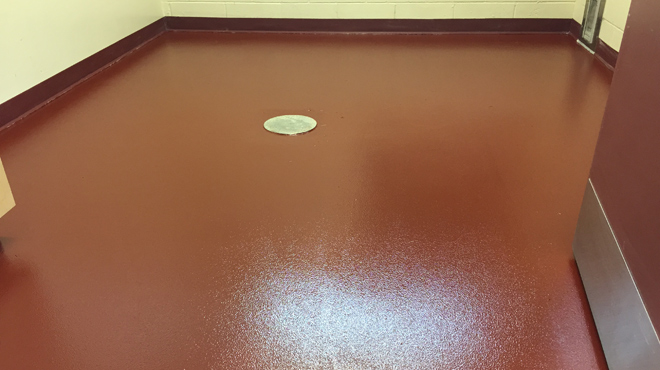 Plancher de l’école vétérinaire de Saint-Hyacinthe