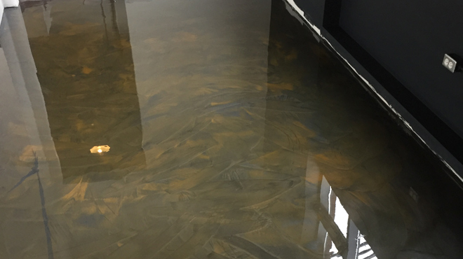 Plancher epoxy