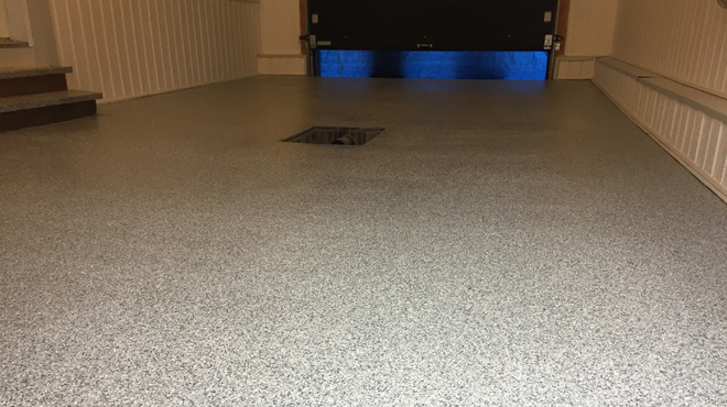 Plancher epoxy