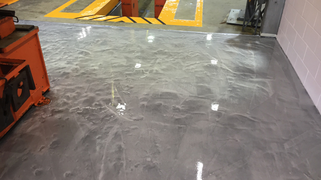 Plancher epoxy