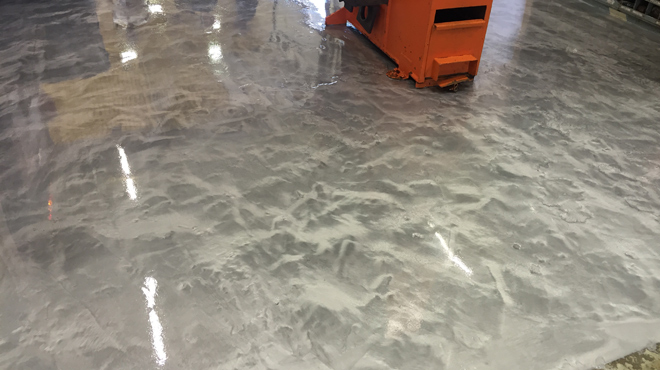Plancher epoxy
