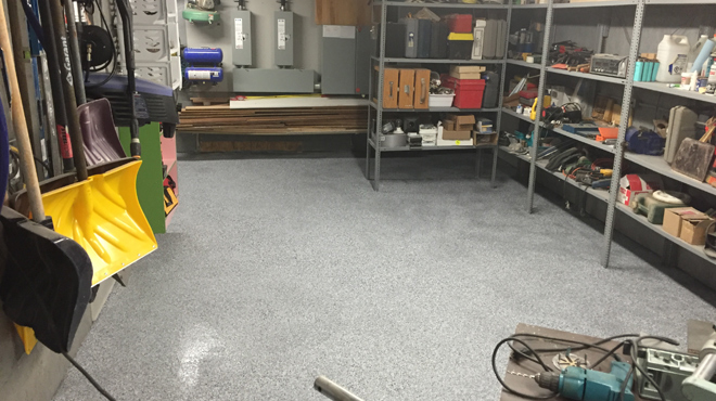 Plancher epoxy
