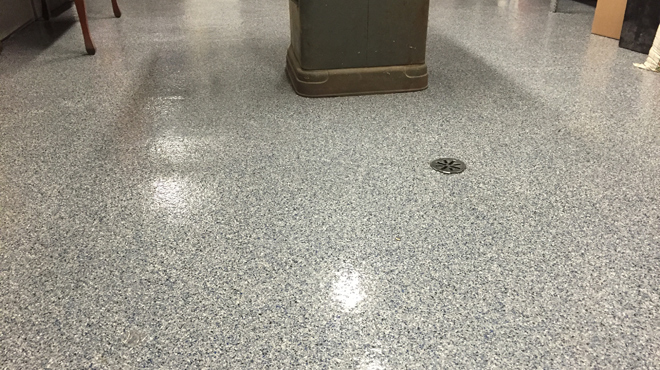 Plancher epoxy