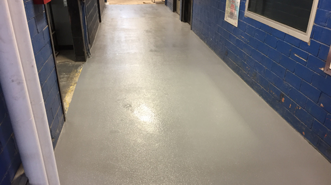 Plancher epoxy