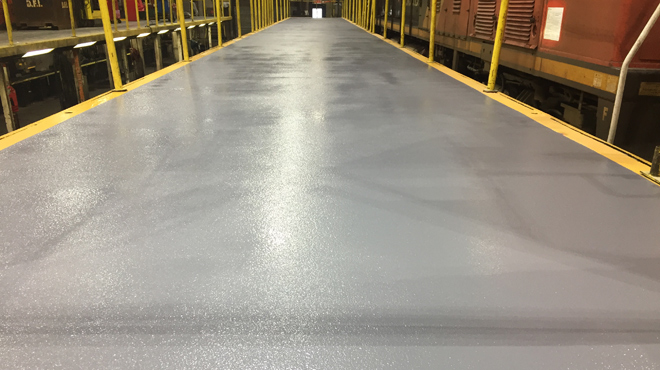 Plancher epoxy