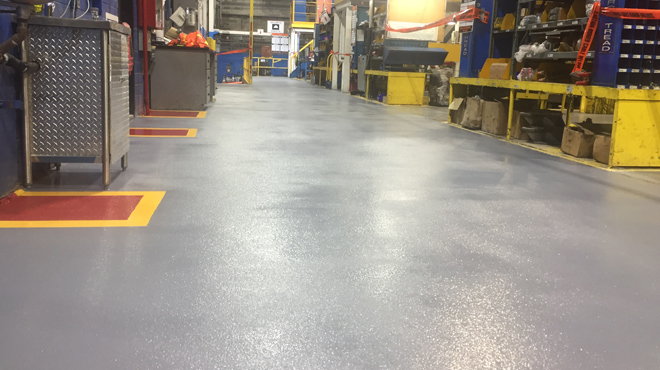 Plancher epoxye