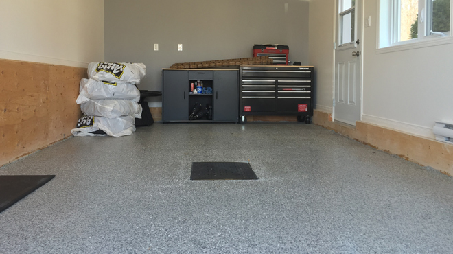 Plancher epoxy