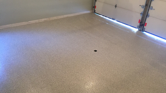 Plancher epoxy pour garage