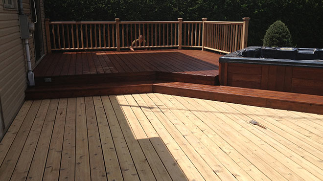 Teinture patio Beloeil